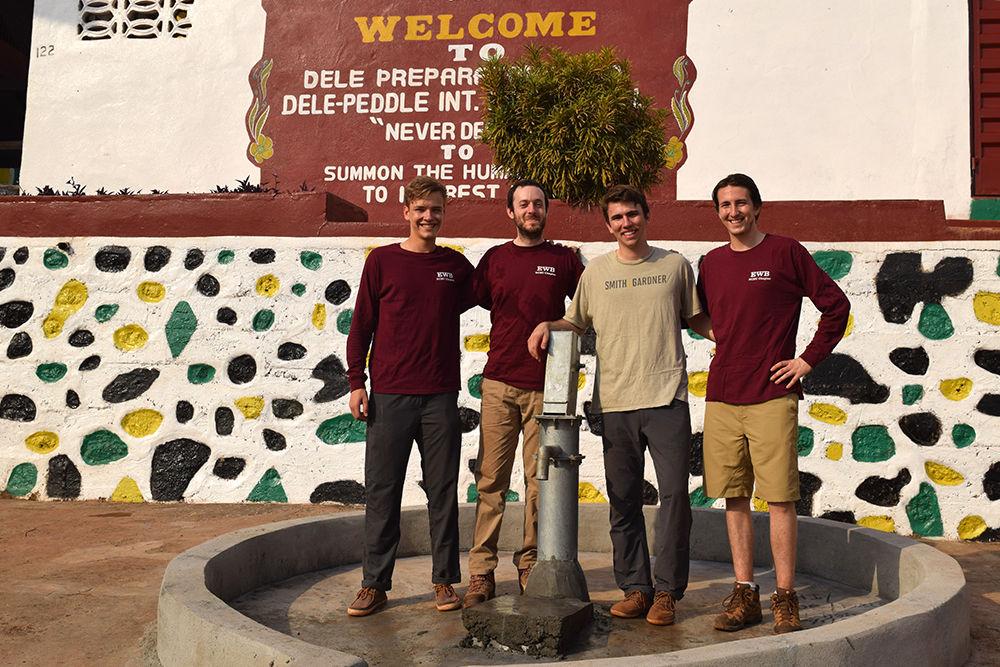 John Merrill, a junior studying environmental engineering, is the project manager for Engineers Without Borders&#8217; Sierra Leon trip. The team helped plan and build a clean water source for locals.