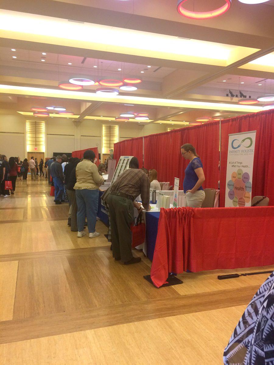 Wolfpack Way of Life: NC State Wellness Fair was held on Thursday in the State Ballroom in Talley Student Union. The fair focuses on how students can improve their wellness on campus.