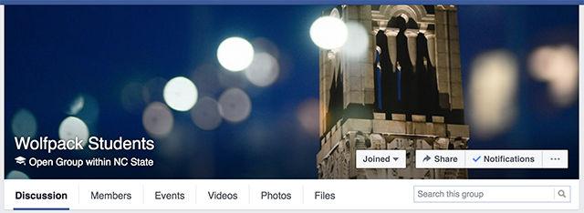 The Wolfpack Students Facebook page currently includes more than 15,000 members.&#160;