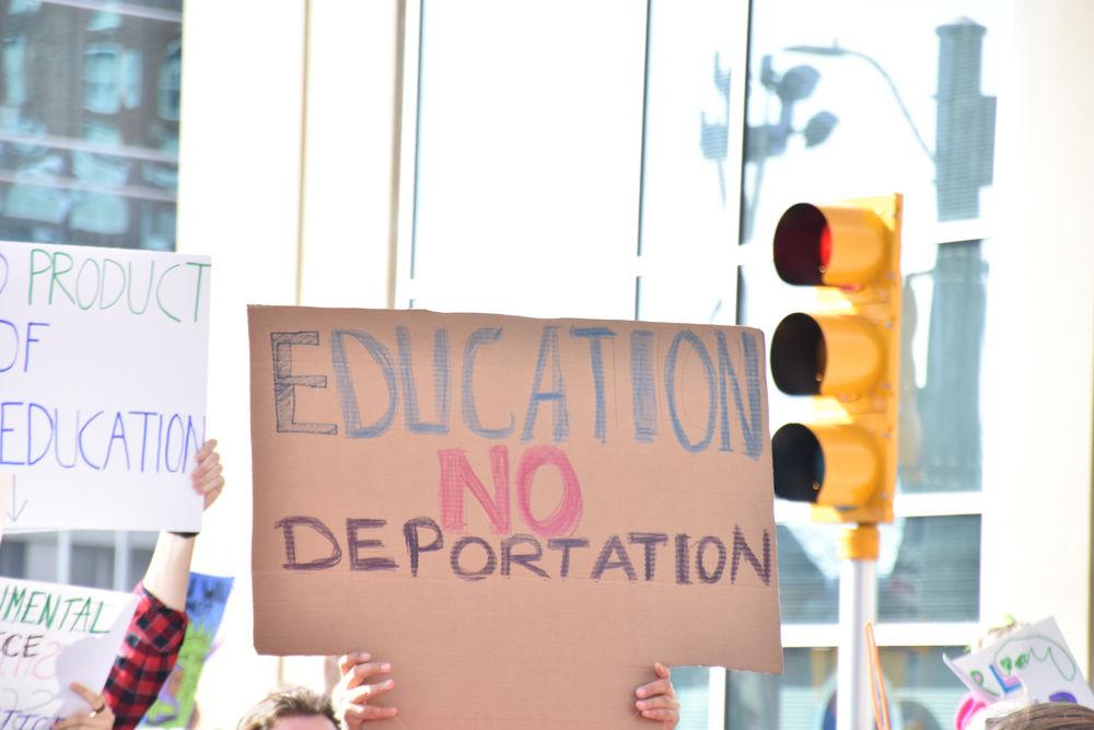 Thousands gathered downtown on February 11, 2017 for the 11th annual Moral March on Raleigh. The march focuses on combating the actions of the national and state governments and promoting equality for all.