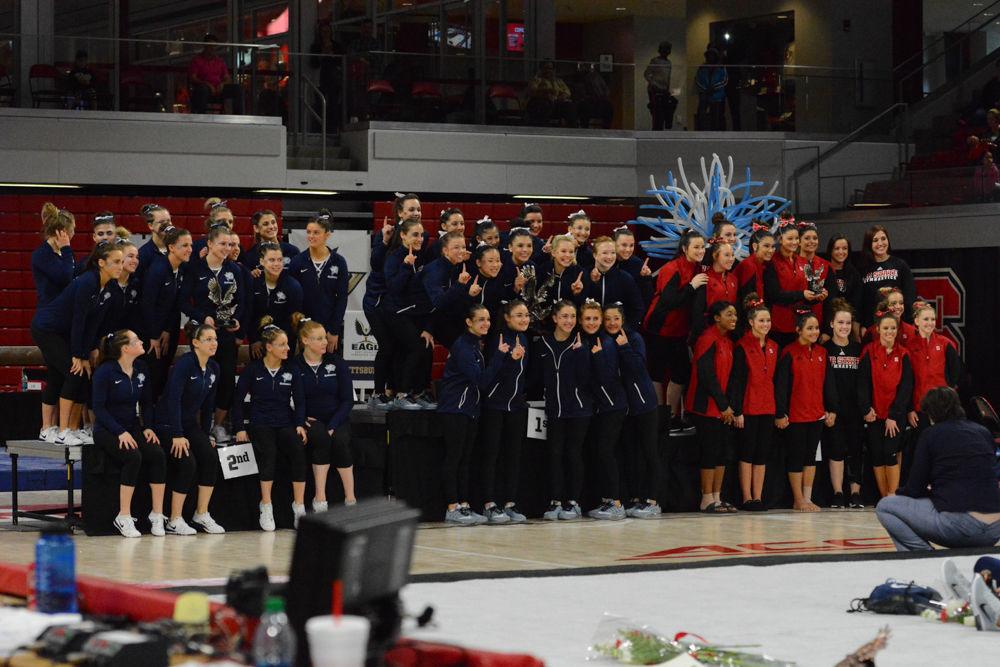 The Wolfpack won 3rd place with the score of 194.875 in the meet with George Washington University, University of New Hampshire,&#160;UNC Chapel Hill, University of Pittsburgh, and Towson University at the Reynolds Coliseum on March 18, 2017. George Washington University won 1st place and New Hampshire came in second.