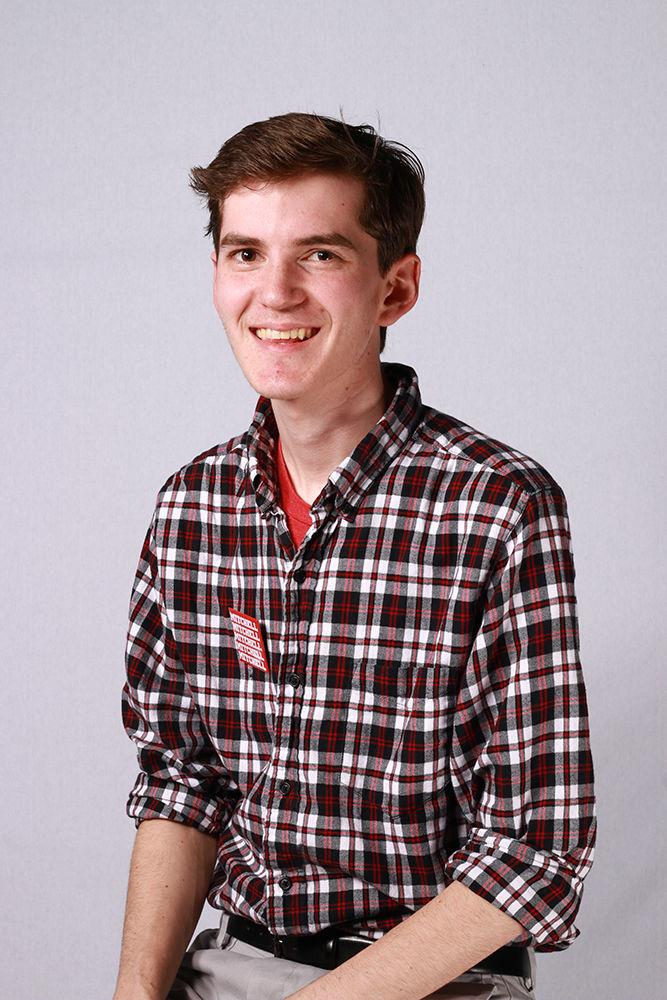Mitchell Moravec, a senior studying psychology, is running for Student Senate president.