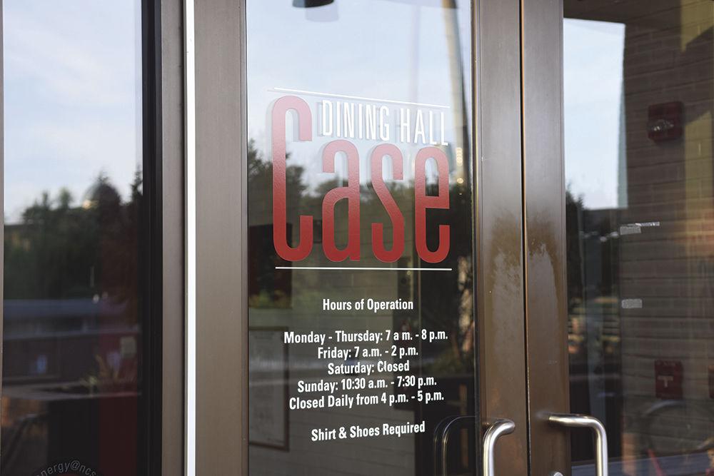 Case Dining Hall is open to all students for breakfast and lunch, but open just for athletes for dinner. Coaches help craft the meals for student-athletes.