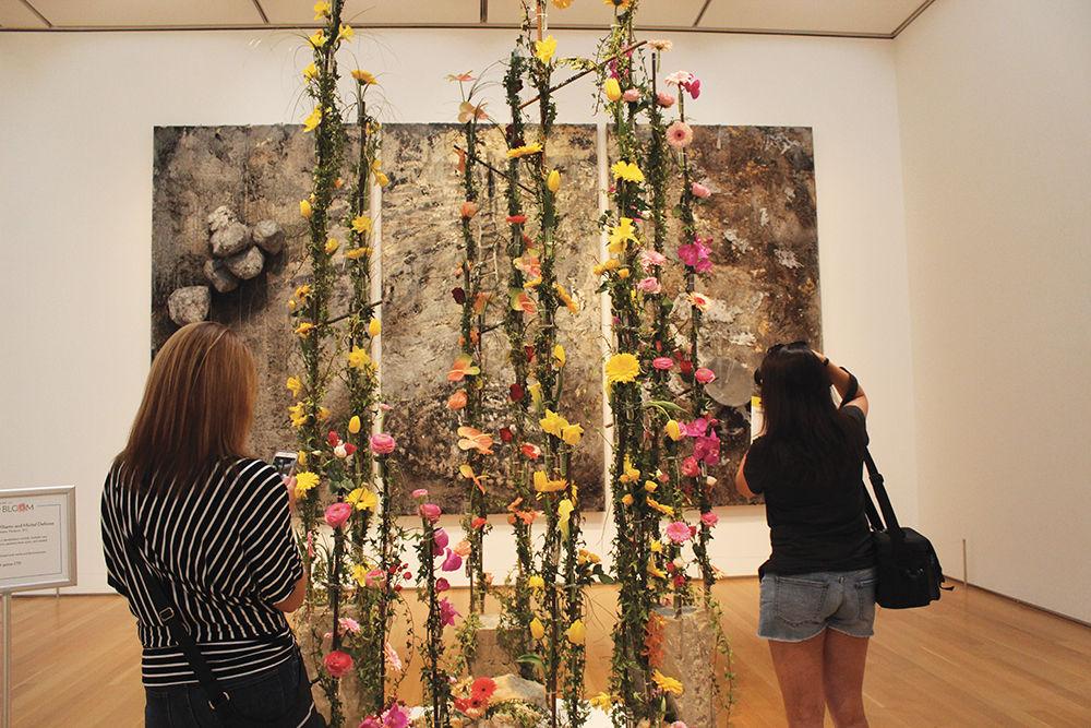 One of the featured floral arrangements at the &#8220;Art in Bloom&#8221; event at the North Carolina Museum of Art. &#8220;Art in Bloom&#8221; gathered renowned floral designers to create arrangements inspired by the museum's permanent collection. The event ran from Thursday to Sunday.