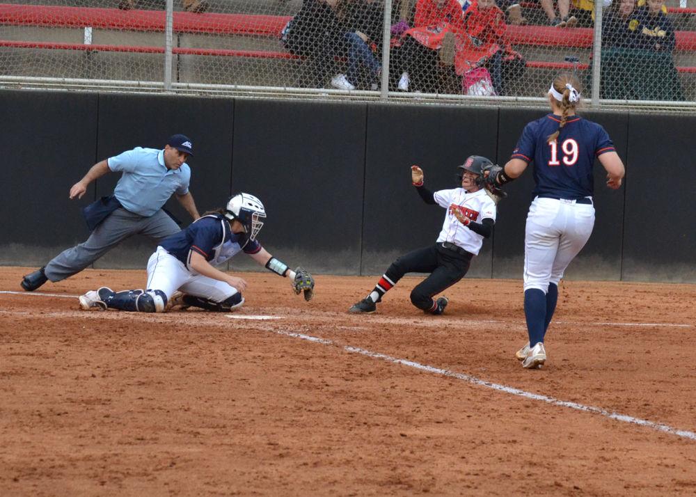 Macauley Prickett slides into home base against the University of Virginia in Dail Stadium on Friday, Mar. 17, 2017. Prickett is an outfielder who has scored 10 runs this season.
