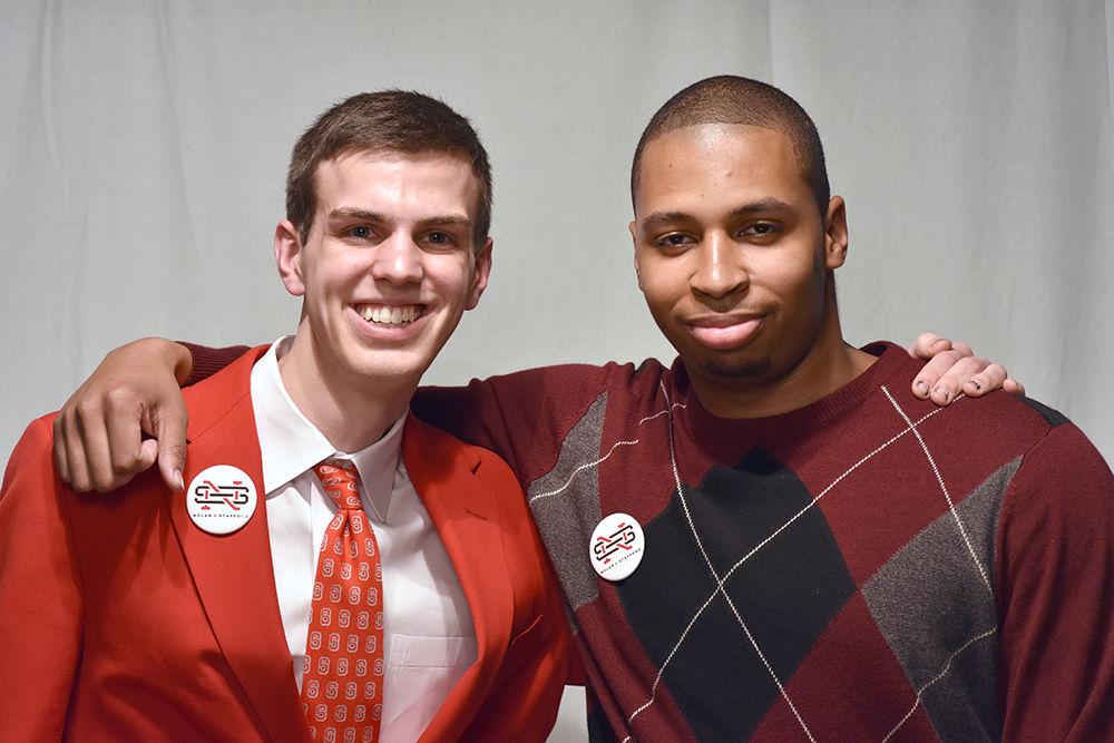 Paul Nolan, a senior studying materials science and engineering, and Brayndon Stafford, a senior studying environmental science, served as student body president and vice president.