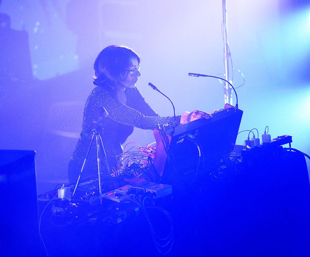 Suzanne Ciani performs at the Armory on Saturday, May 20 during Moogfest. The four-day festival featured performances as well as workshops and conversations across several downtown Durham venues from May 18-21.