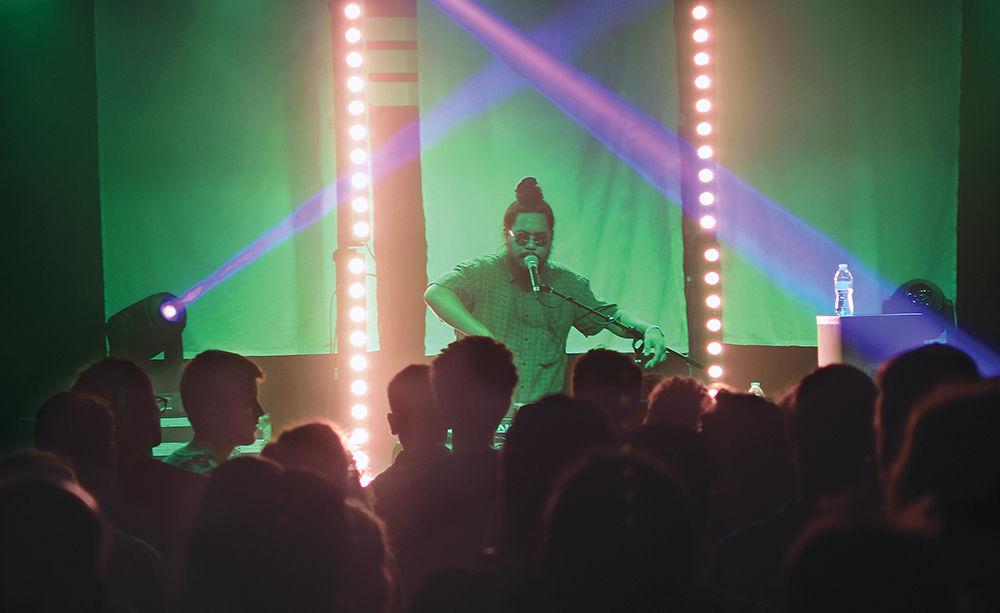 Producer MNDSGN performs in Motorco Music Hall during Moogfest on Thursday, May 18. The four-day festival featured more than 50 artists and several lectures and installations across downtown Durham venues from May 18-21.