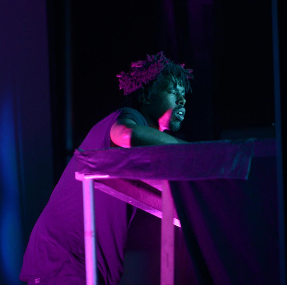 Flying Lotus performs on Saturday, May 20 at Motorco Park during Moogfest. The four-day festival featured several performances, installations and workshops across downtown Durham from May 18-21.
