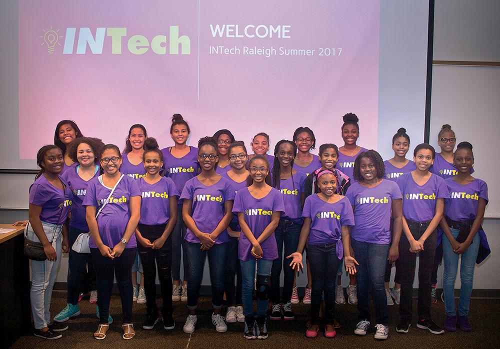 INTech Summer Camp for Girls teaches girls how to build a website about social issues, meet women in technology and go on company tours. INTech&#8217;s mission is to &#8220;inform and inspire girls to innovate in the technology industry.&#8221; The camp was held at NC State June 12-16.