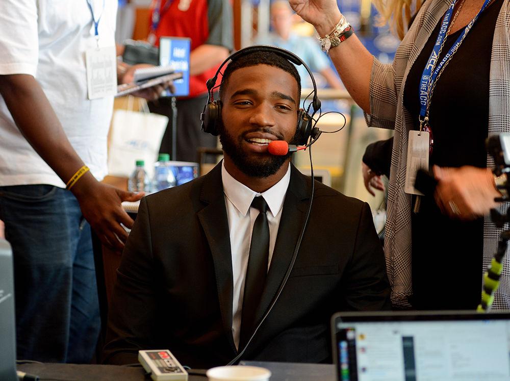 Radio station 99.9 The Fan interviews Jaylen Samuels at the 2017 ACC Kickoff on Thursday, July 13 in Charlotte. Samuels says he looks forward to leading the Wolfpack in his senior year.&#160;