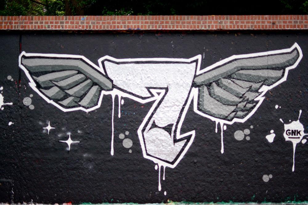 The backdrop for the 7th anniversary of Cypher on Monday, Aug. 28, was painted next to the entrance of the Free Expression Tunnel. This year will also mark 50 years since the opening of the Free Expression Tunnel, which gave generations of students a space to show their true colors.