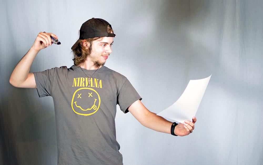 Nick Weaver, third-year, studying communication and art studies.