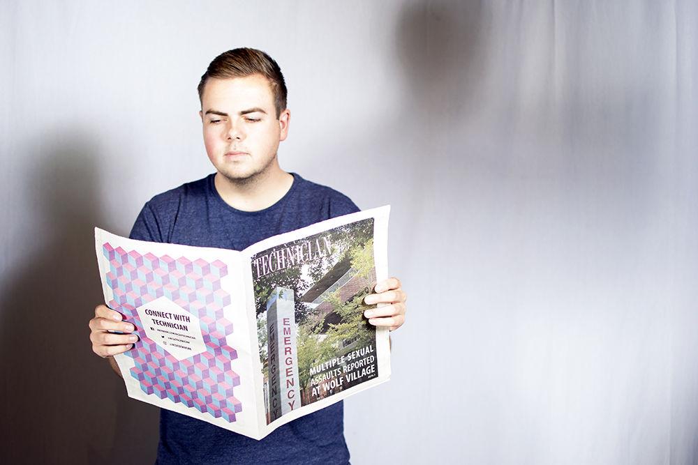 Luke Perrin, third-year, studying political science.