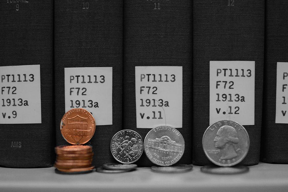 The Alumni Association hosted Penny Wars to raise money for NCSU Libraries. The fundraising event was hosted in the Brickyard from Oct. 30, through Nov. 1, 2017.