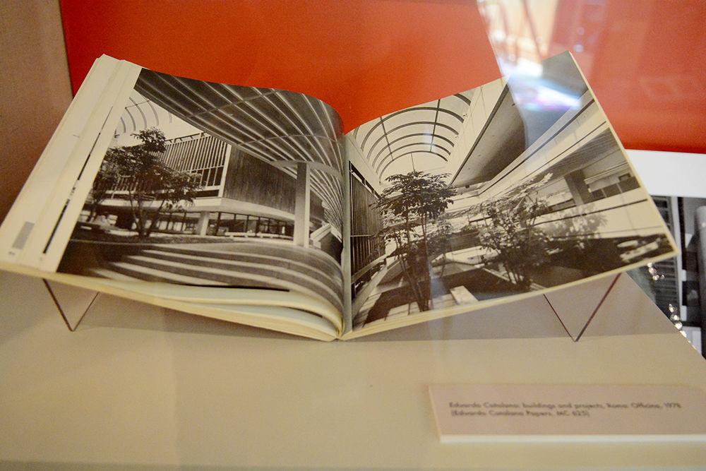 Guided gallery tours show off the new photo gallery in DH Hill Library, with each tour lasting 30 minutes during Art It Up. The gallery, titled 'An Engineer's Eye: The Architectural Photography of Gordon Schenck' opened on Saturday, Oct 14, 2017.