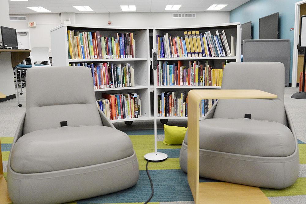 The Media and Education Technology Resource Center, commonly referred to as "Poe Library," on Tuesday, Nov. 21. The center recently underwent renovations and was reopened on Monday, Nov. 13. Renovations included new furniture, a scanner, a smart board and a 3D printer.