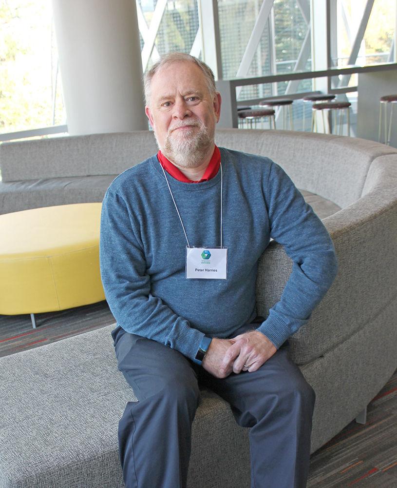 Senior Associate Dean of the graduate school Peter Harries poses for a photo on the fourth floor of Talley Student Union on Friday December 1, 2017. Along with his new senior associate dean position, Harries will also be a professor in the Marine, Earth and Atmospheric Sciences Department.