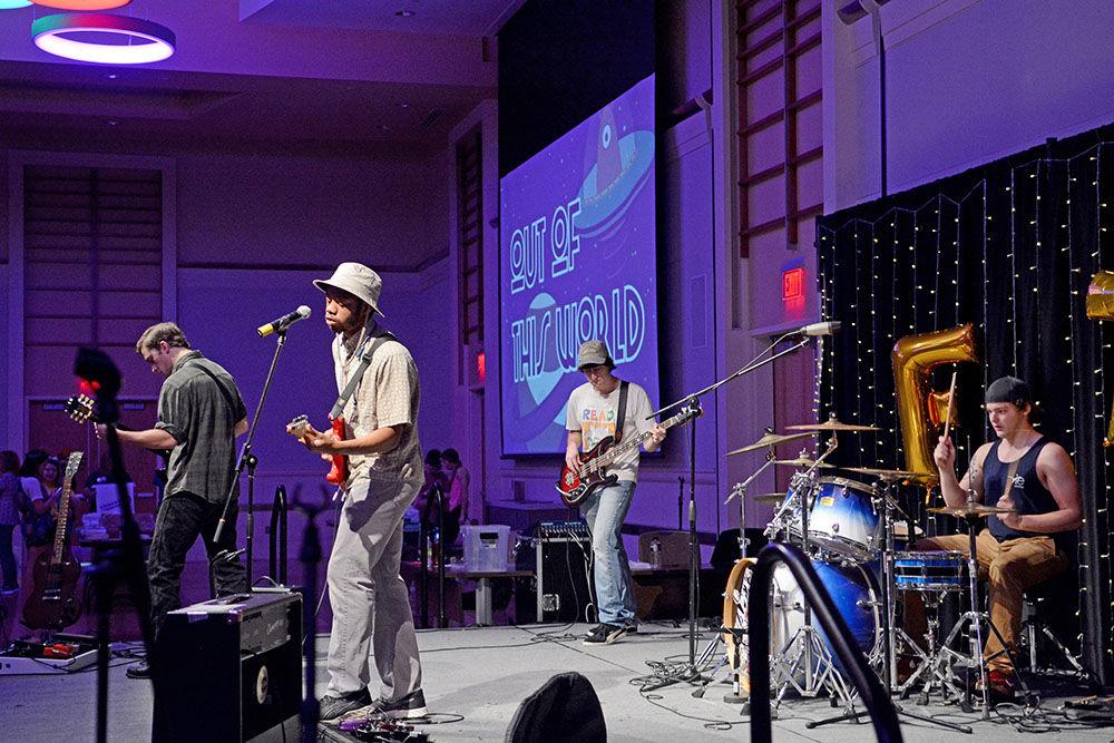 Logan's Hiatus, a pop rock group composed of NC State students, performs at Dance Marathon on Saturday. Dance Marathon is a 12-hour event occurring annually at NC State. Participants raise money before and during Dance Marathon to benefit Children's Miracle Network Hospitals like Duke Children&#8217;s Hospital.