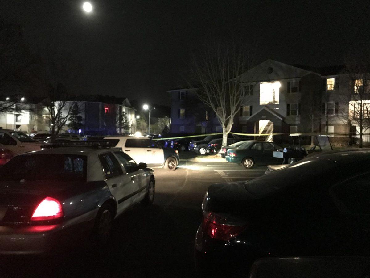 Shots were fired at the Vie at Raleigh apartment complex at approximately 11 p.m. on Tuesday, damaging a third-floor apartment in building 309. There are no reported injuries, but a water pipe has burst as a result of the shots, with significant flooding on all three floors of the building.&#160;