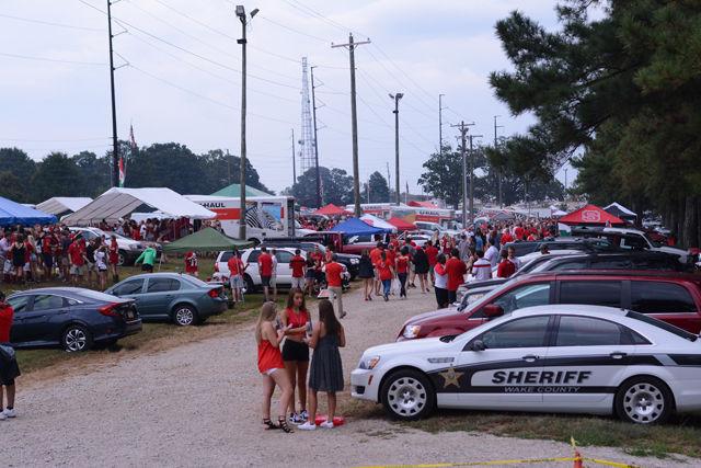 NC State students tailgate before the first football game of the season on Sept. 1 against William &amp; Mary. The Wolfpack ran away with the win, 48-14.
