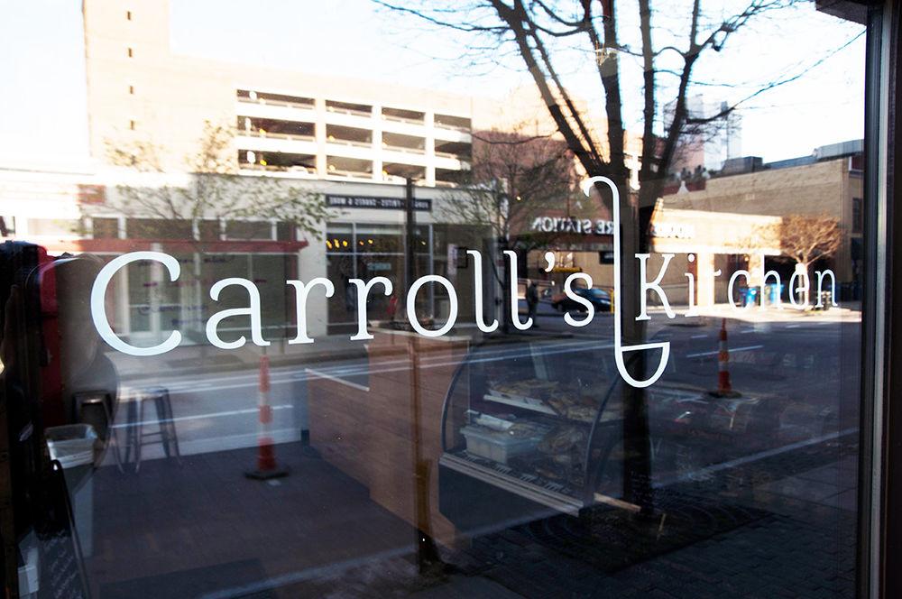 Carroll's Kitchen stands at the corner of Wilmington and Martin Street in downtown Raleigh on Tuesday, April 10. Carroll's Kitchen is a nonprofit restaurant dedicated to ending women's homelessness. The organization seeks to empower women through job training, life skills and housing.