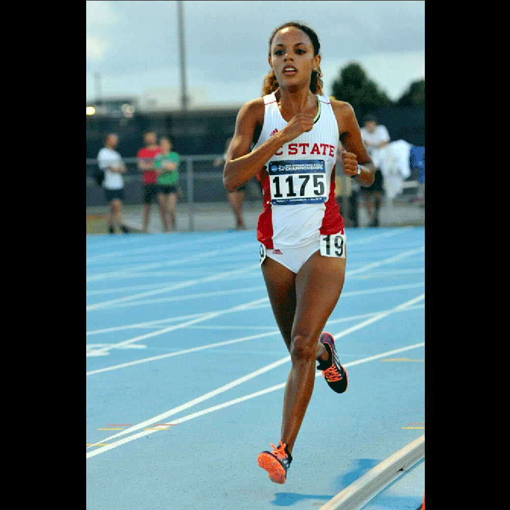 Redshirt senior Erika Kemp competes in the women&#8217;s 5,000m at the NCAA East Regional in Jacksonville, Florida on May 28, 2015. Kemp finished sixth, earning her a spot at Nationals.