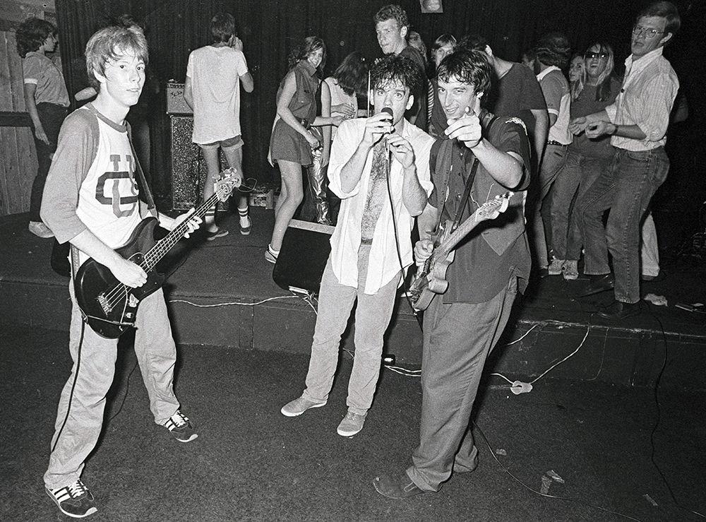 R.E.M. performs at The Pier, one of The Village Subway's venues, in August 1980. Photo taken by Chris Seward.
