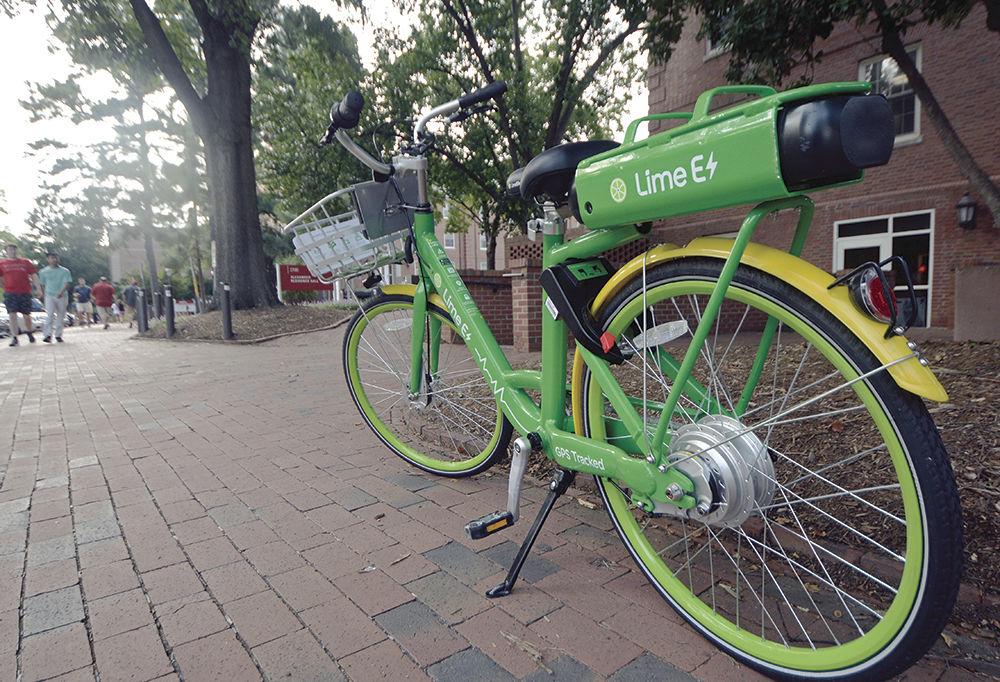 Electric assistance LimeBikes were introduced to the NC State Campus this year, following the success of the regular LimeBikes last year. The new bikes will cost more to ride than the regular LimeBikes, but will make uphill and distance pedaling easier.