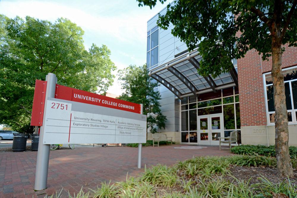 Academic Advising Programs and Services is located in University College Commons. The building will soon be renamed Holmes Hall for Irwin Holmes, the first African-American student to receive an undergraduate degree at NC State.