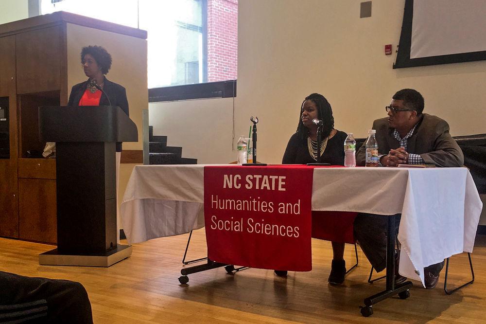 The Black Lives Matter Town Hall took place on Tuesday, Oct. 16 in Caldwell Lounge. NC State professors Blair L.M. Kelley and Stephen Clifford Ferguson were panelists at the event that had over 50 individuals in attendance.