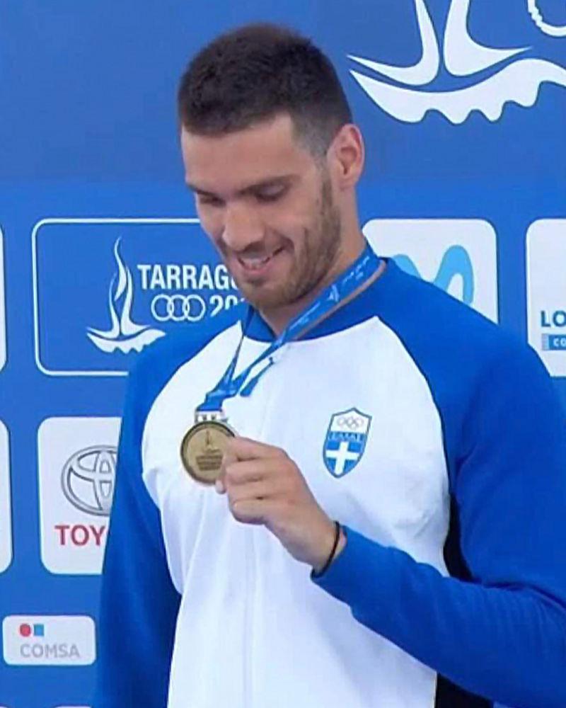 Andreas Vazaios, a senior from Athens, Greece, swam in both the 2012 and 2016 Olympics for Greece.