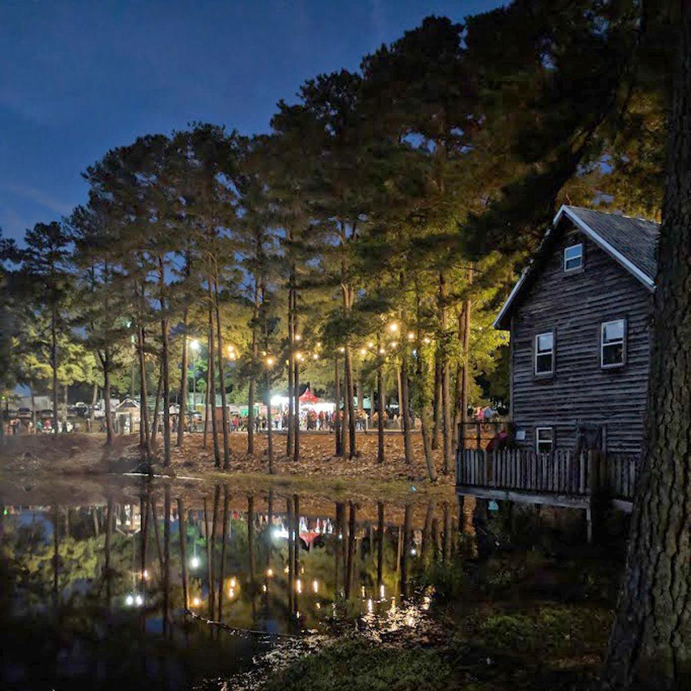 The historic working Old Grist Mill near the pond is one of many attractions at the 2018 N.C. State Fair. Over 120,000 people attended the fair on Saturday, Oct. 13.