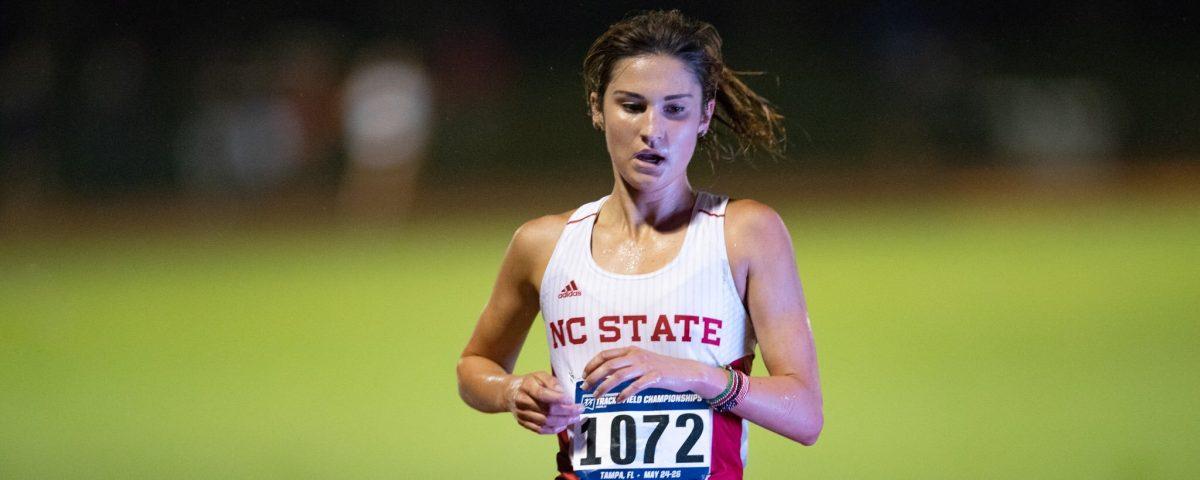 Elly Henes, a junior distance runner from Cary, NC, runs in the NCAA Track &amp; Field Championships in Tampa, Florida from May 24-26.