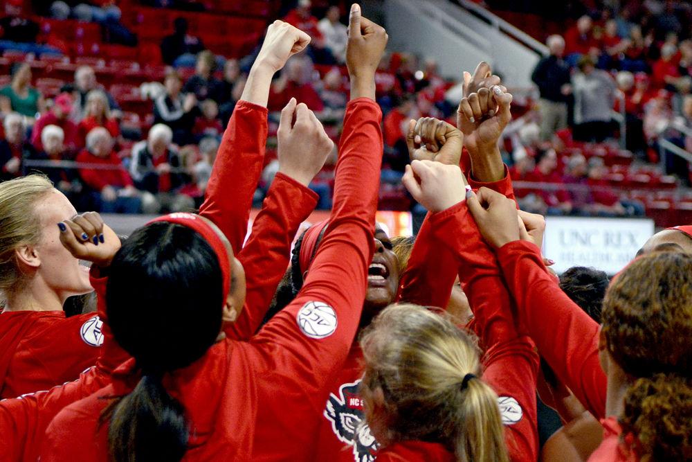 NC State's undefeated women's basketball team prepares to play Virginia Tech on Sunday Jan. 20 at Reynolds Coliseum. The Wolfpack won 70-61 in overtime.