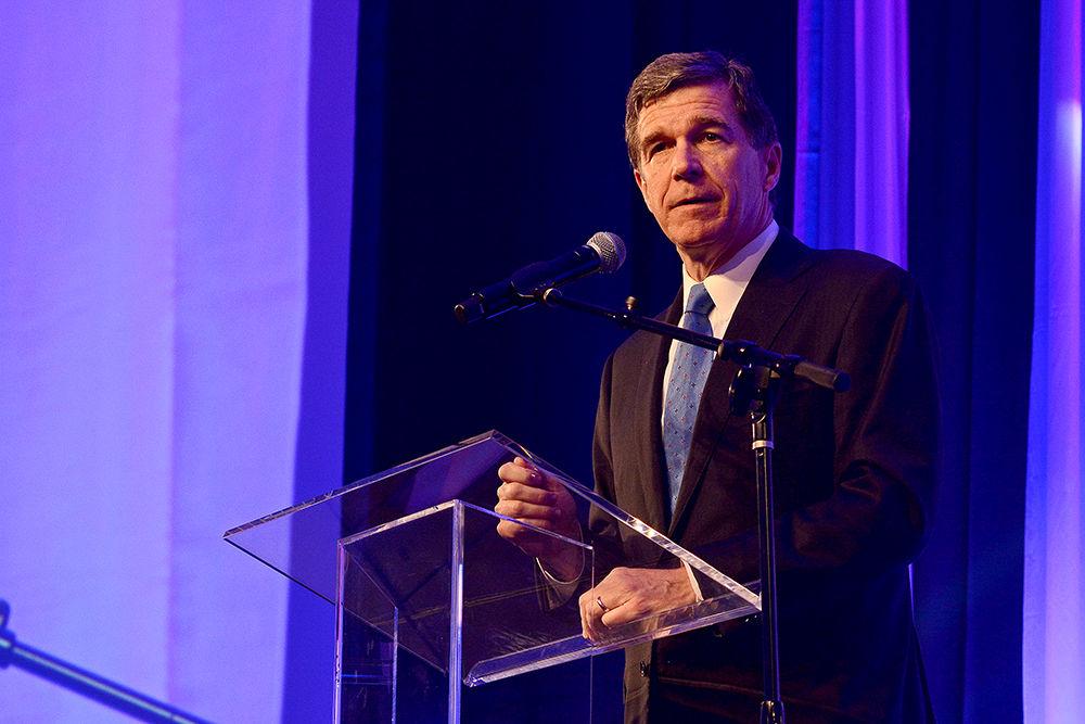 Then-North Carolina Attorney General Roy Cooper speaks about public education, the economy, and then-Governor Pat McCrory&#8217;s tax policy at the Jefferson Jackson Dinner on June 11, 2016. Now-Governor Cooper recently appointed Cheri Beasley to the North Carolina Supreme Court on Tuesday, Feb. 12, the first African-American woman to hold the position.