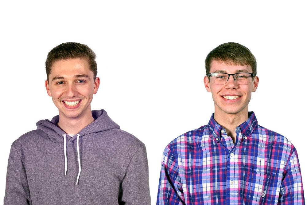 Ryan Dunn (left) withdrew from the race for treasurer after being disqualified by the Board of Elections. Garrison Seitz (right) is running for treasurer unopposed.