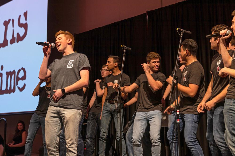 Members of Grains of Time perform at Musical Empowerment Annual Showcase in Talley Student Union on Saturday, Feb. 9. Musical Empowerment is an organization that pairs a mentor with an elementary school aged student who would not otherwise have access to a music education.