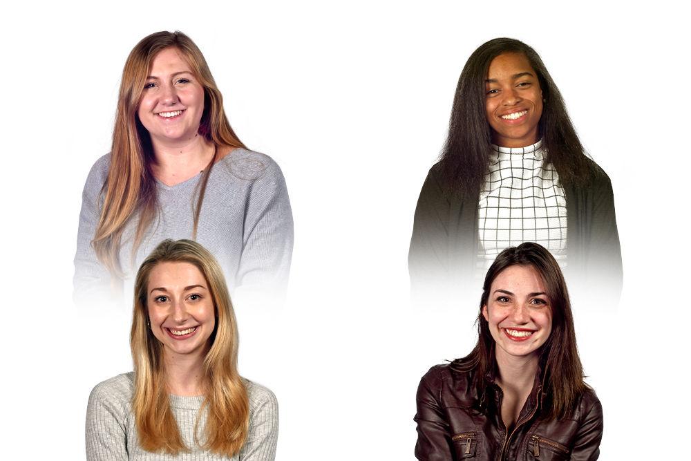 Emma Carter (top left), Nicole Teague (top right), Alex Obiol (bottom left) and Lexie Malico (bottom right)