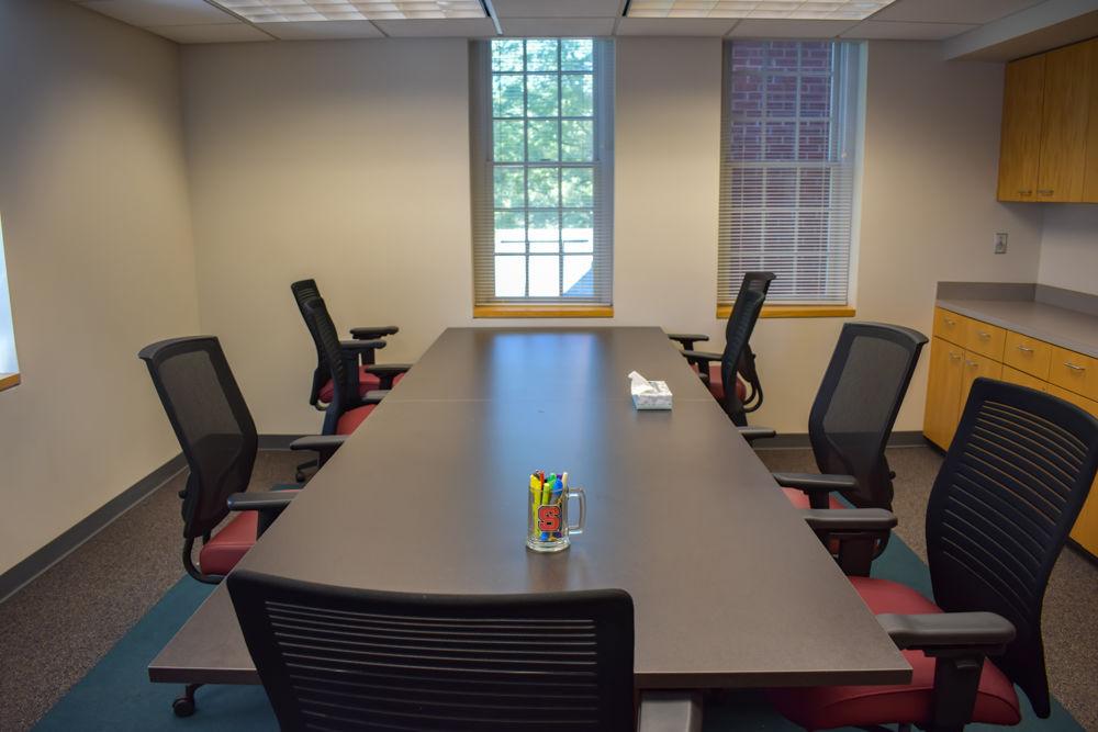 The Office of Student Conduct is located in Clark Hall, which is next to Reynolds Coliseum.