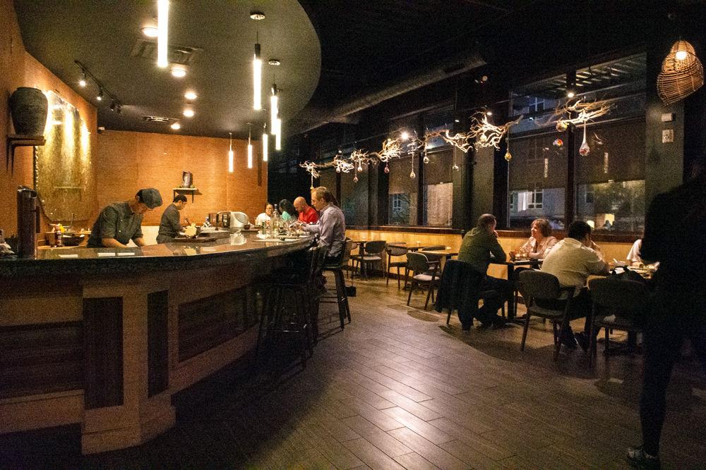 Sushi Mon, located next to Zaxby's, serves a variety of Japanese cuisine such as sushi, sashimi, and ramen. The restaurant is open daily for dinner service, but only offers lunch Friday and Saturday.