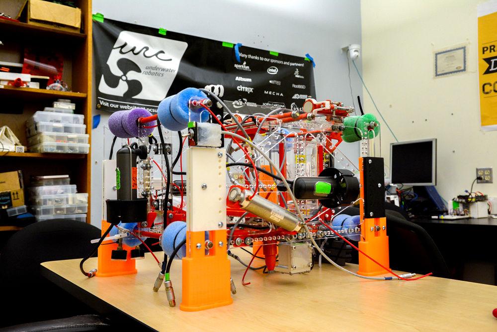 The Underwater Robotics Club is an organization on Centennial Campus that was created for students of any major to build robots and compete in the RoboSub competition. The club was founded in 2004.