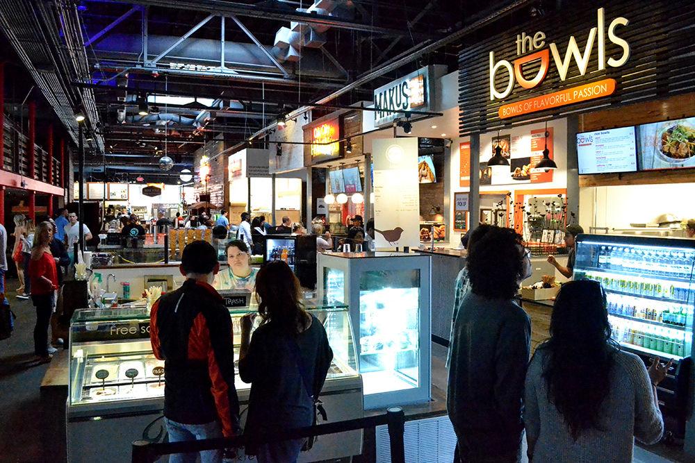Morgan Street Food Hall, located on West Morgan Street, offers a variety of high quality food from different vendors to let people experience good food without having to eat at fancy restaurants.