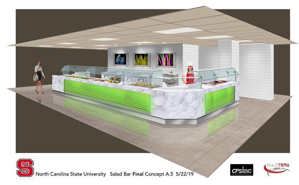 Fountain dining hall will have a new salad bar for the 2019-2020 school year.