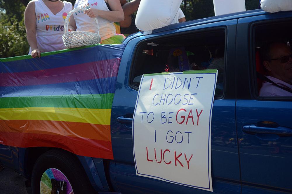 Local members of the Durham community make a statement at the Durham Pride Parade on Saturday, Sept. 28, 2019. They marched to show their queer solidarity.