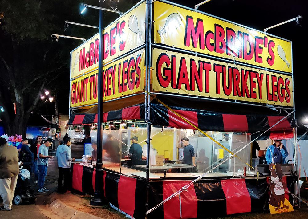 Giant turkey legs have been a fan favorite at the NC State Fair for many years. The State Fair features different foods, rides, and attractions.