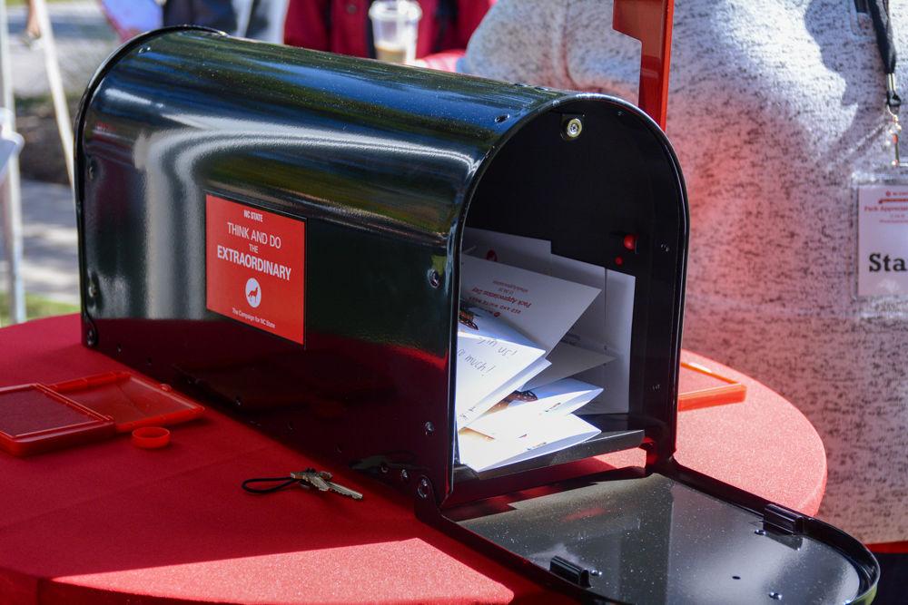 NC State students took the time on Pack Appreciation Day to write thank you notes to donors who have helped provide many of the experiences and opportunities available. Pack Appreciation Day took place on Monday, Nov. 4, 2019 at Stafford Commons.