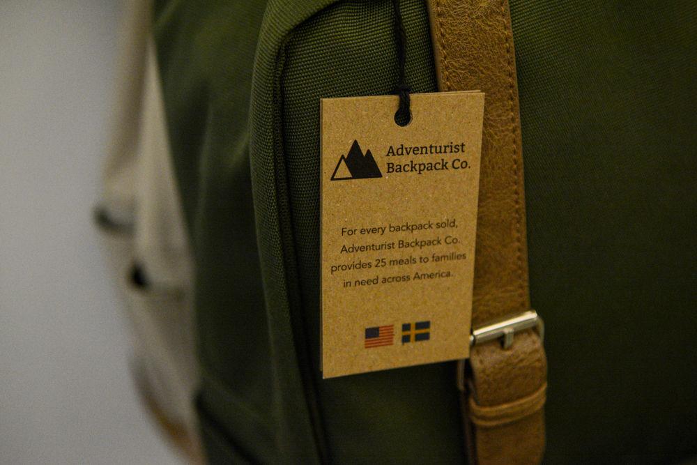 For every backpack sold, Adventurist Backpack Co. has committed to provide 25 meals to families in need across America. The company was launched 18 months ago in Denver, Colorado. The backpacks are currently being sold in Wolfpack Outfitters at Talley Student Union.