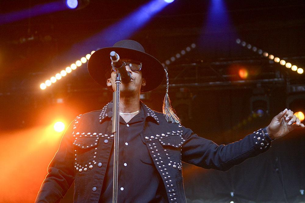Raphael Saadiq performs at Hopscotch at City Plaza in Raleigh NC at Hopscotch Music Festival on Saturday, Sept. 7, 2019. This is the 10th annual Hopscotch festival, an event which bring dozens of artists into the spotlight.
