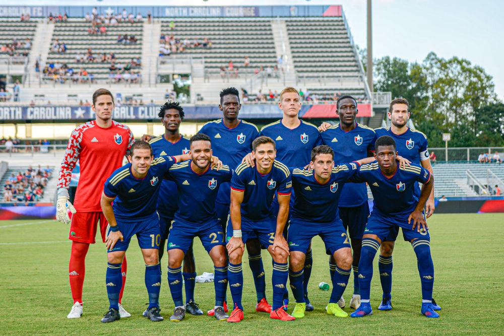 NCFC prepares to play Atlanta United 2 on Saturday, July 27, 2019 at WakeMed Soccer Park. NCFC won 4-2.